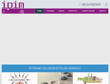 Tablet Screenshot of ipim.it